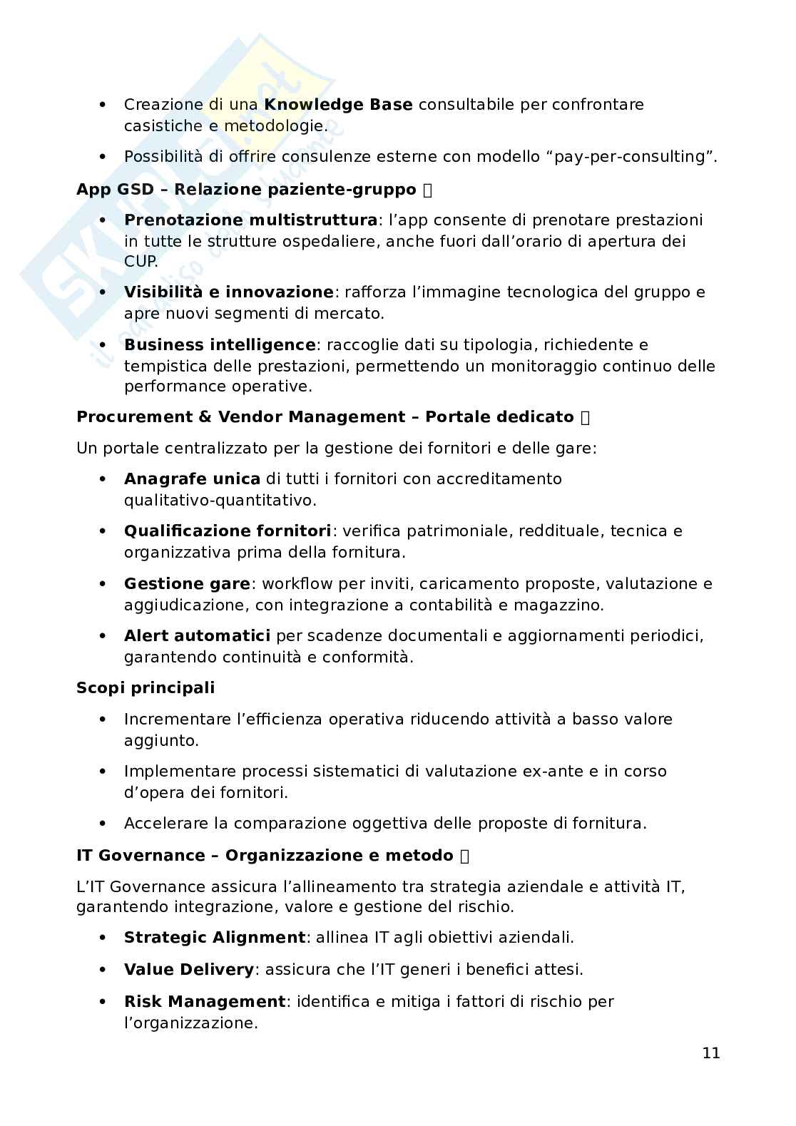 Informatica applicata ai sistemi sanitari Pag. 11