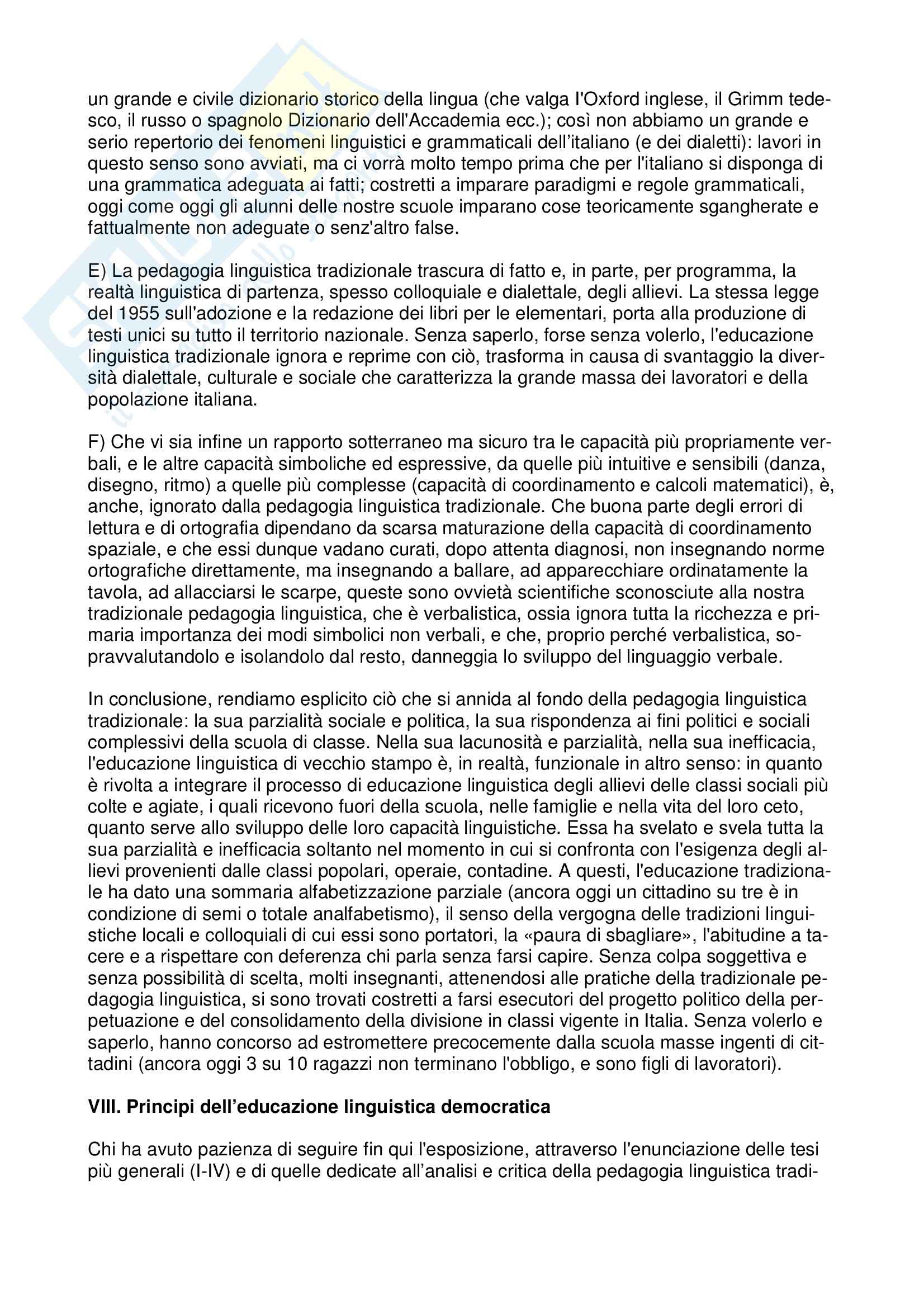 Democrazia Oggi Le 10 Tesi Sulleducazione Secondo Tullio