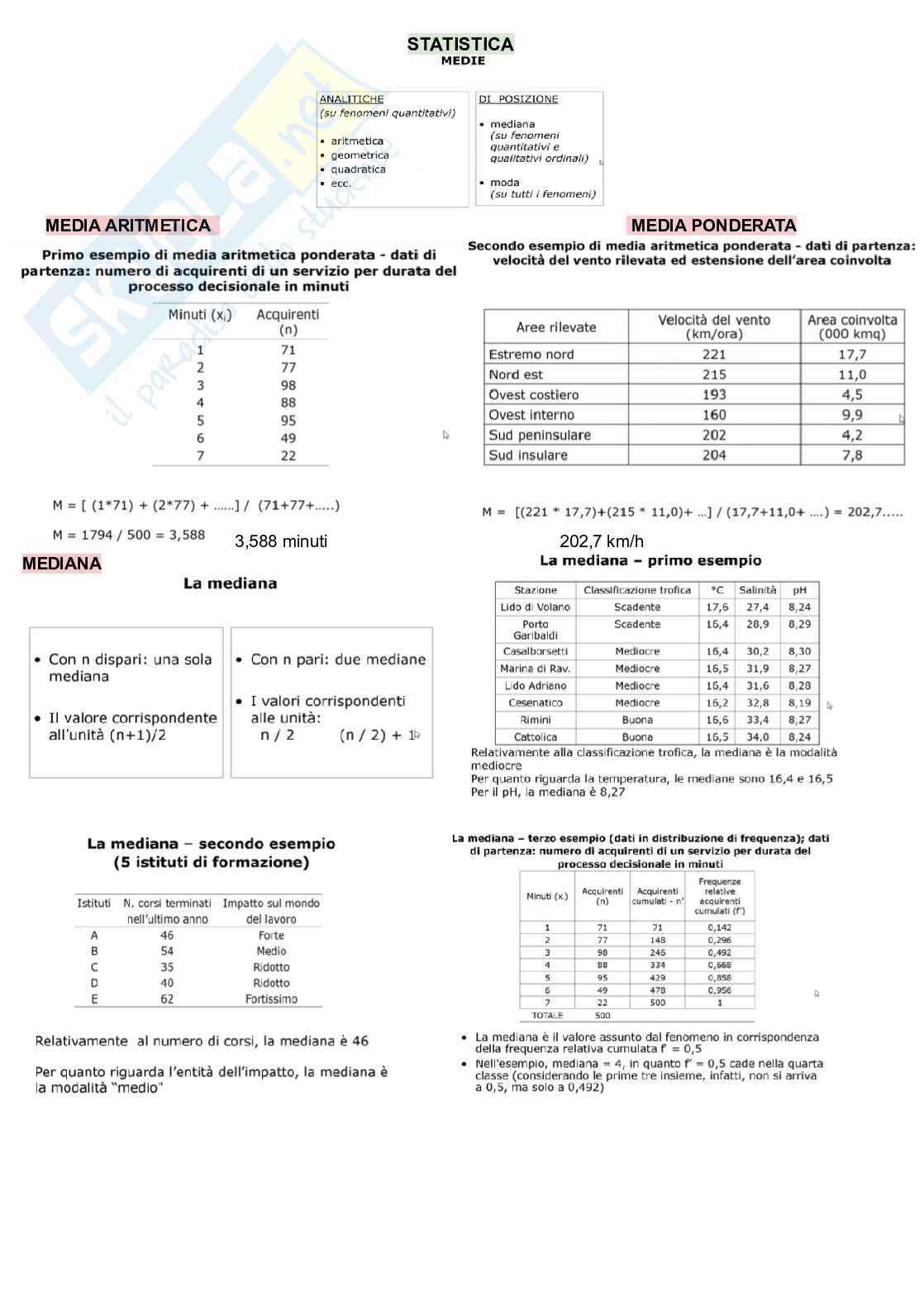 Statistica  Pag. 1