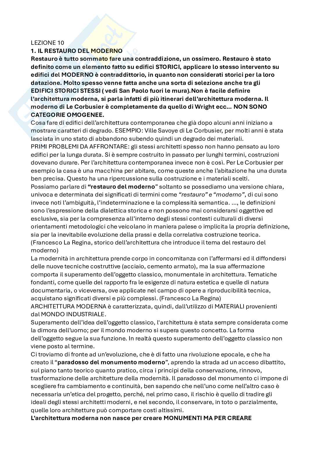 Fondamenti di conservazione dell'edilizia storica - Terza parte Pag. 1