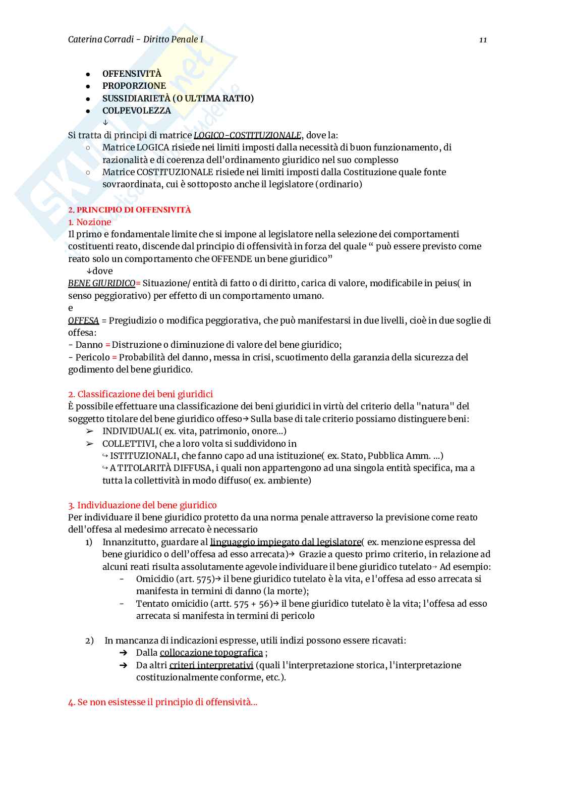 Riassunto esame Diritto Penale, Prof. Basile Fabio, libro consigliato Diritto penale I, Fabio Basile Pag. 11