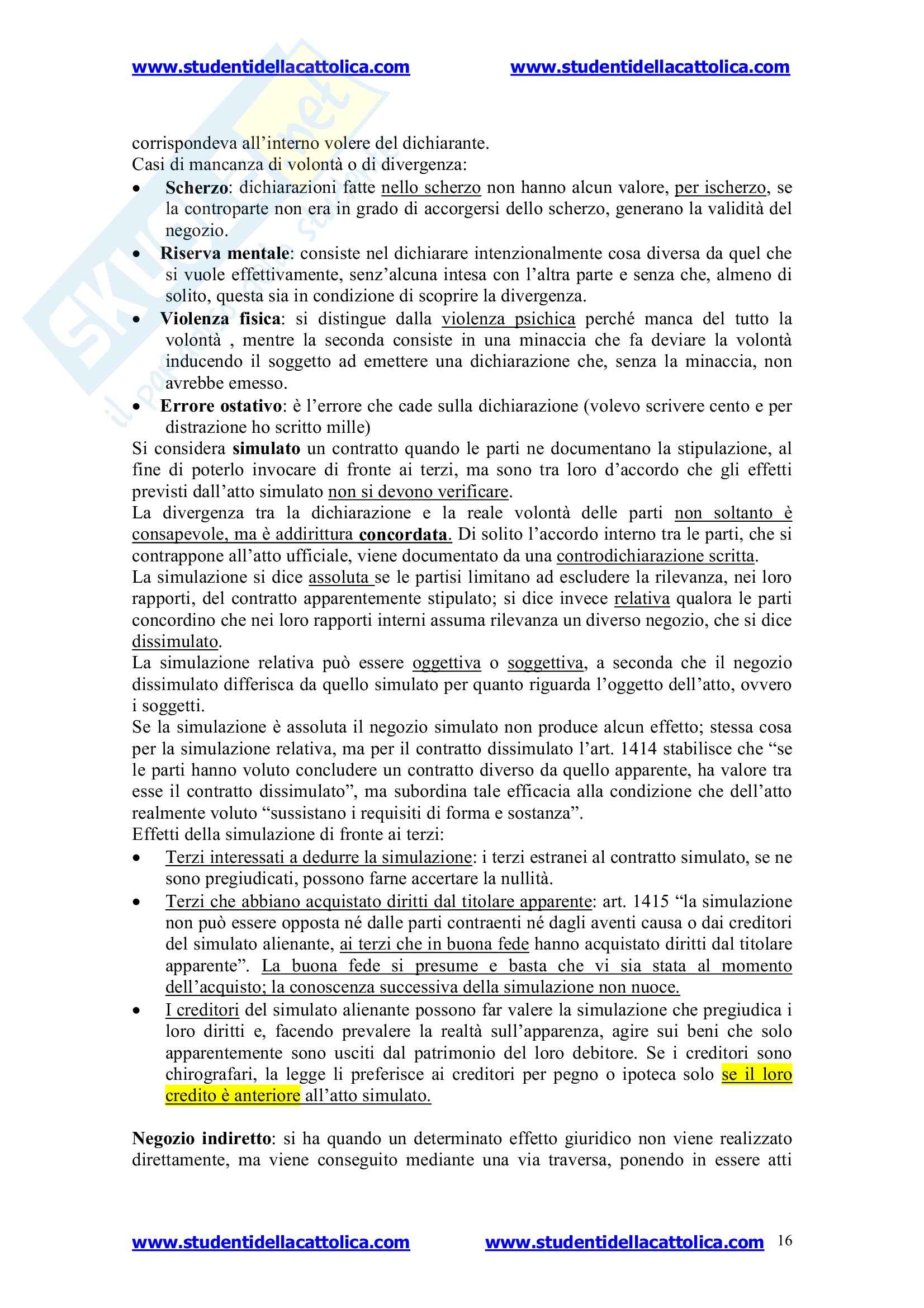 Diritto privato - Appunti Pag. 16
