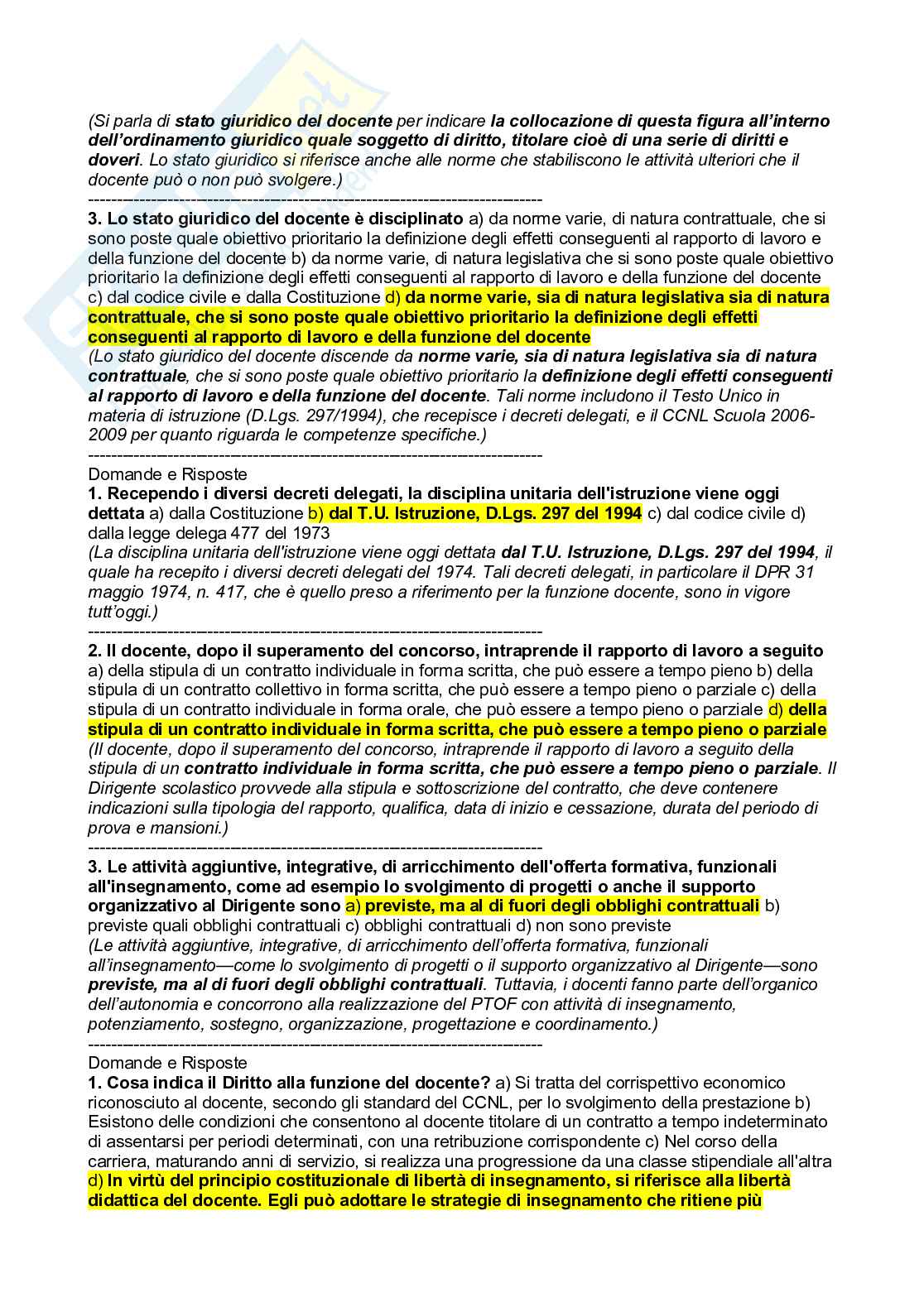 Legislazione scolastica riferita all'integrazione e all'inclusione Pag. 41
