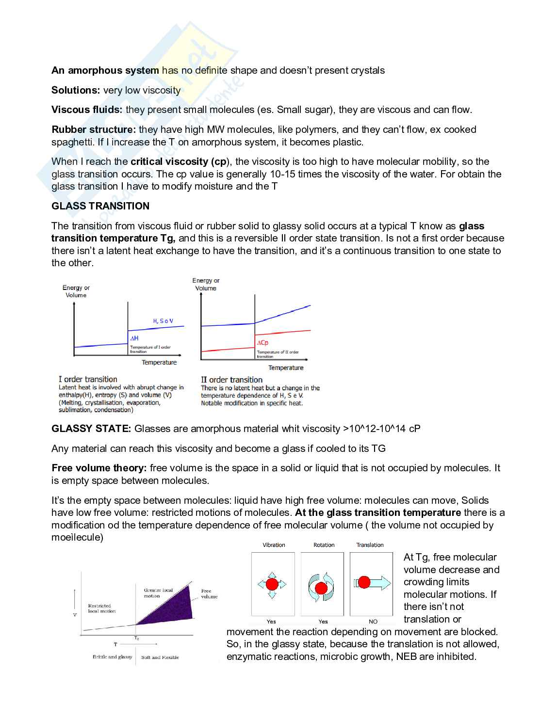 Food Structure and physical properties - Appunti studio completi per preparazione esame Pag. 21