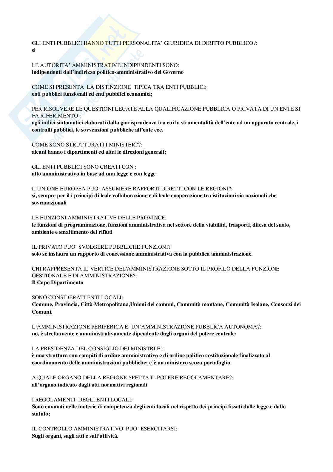 Domande Diritto amministrativo 2 Pag. 11