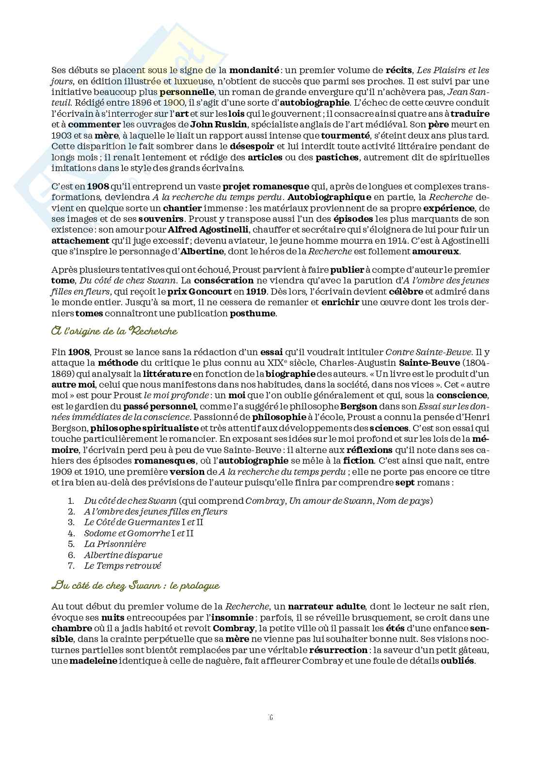 Riassunto esame Letteratura francese, Prof. Brignoli Laura, libro consigliato Beaubourg. Modulo 2B: Le XIX siècle, Bertini Pag. 16