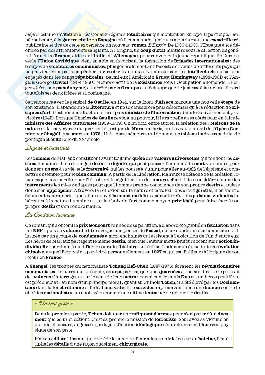 Riassunto esame Letteratura francese, Prof. Brignoli Laura, libro consigliato Beaubourg. Modulo 2B: Le XIX siècle, Bertini Pag. 26