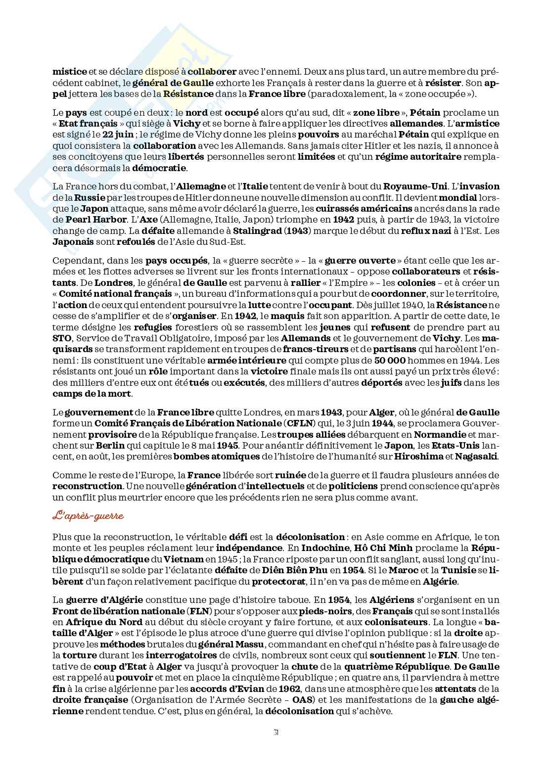 Riassunto esame Letteratura francese, Prof. Brignoli Laura, libro consigliato Beaubourg. Modulo 2B: Le XIX siècle, Bertini Pag. 31