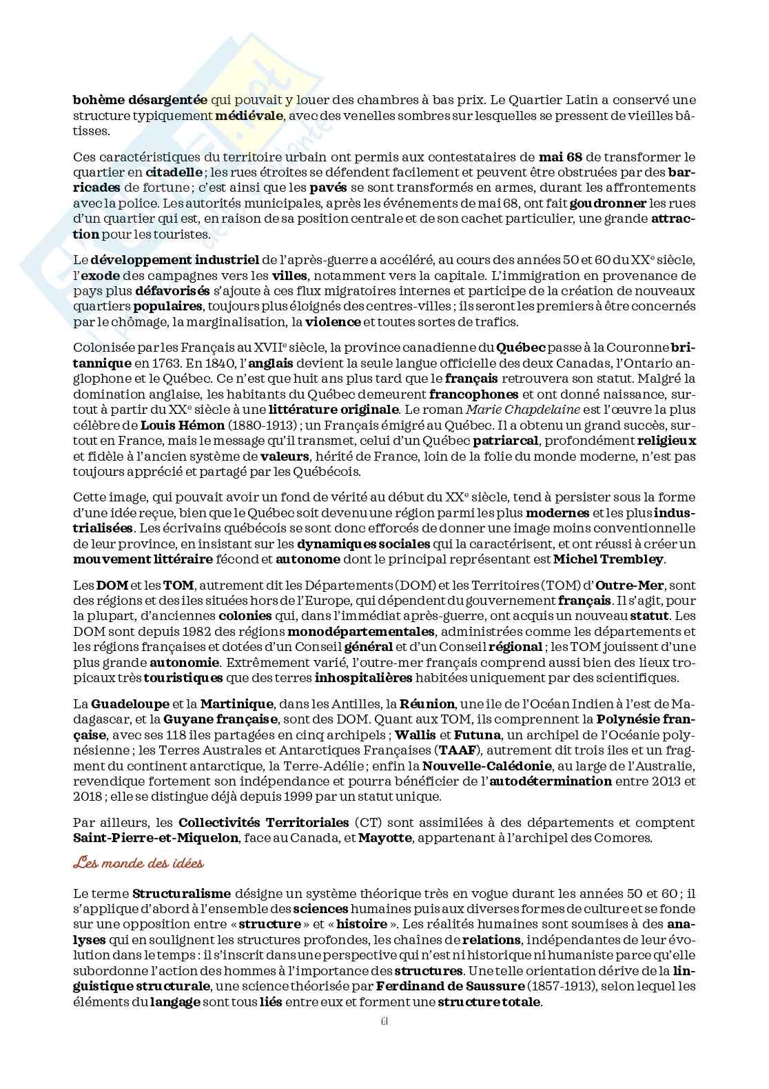 Riassunto esame Letteratura francese, Prof. Brignoli Laura, libro consigliato Beaubourg. Modulo 2B: Le XIX siècle, Bertini Pag. 61