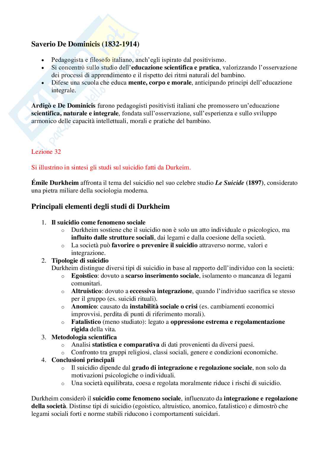 Paniere Storia della pedagogia  - Risposte aperte - aggiornato (2026) Pag. 16