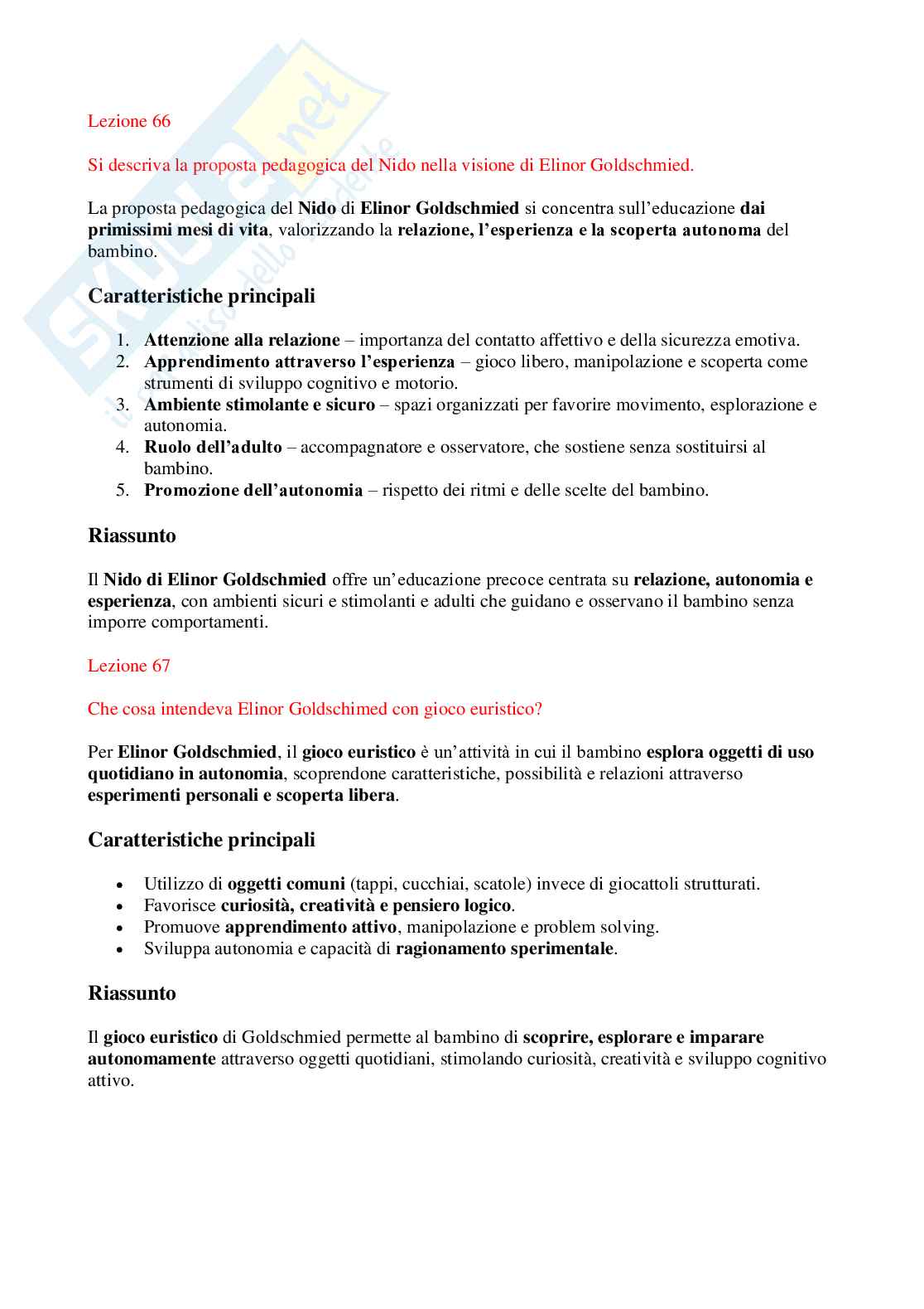 Paniere Storia della pedagogia  - Risposte aperte - aggiornato (2026) Pag. 36