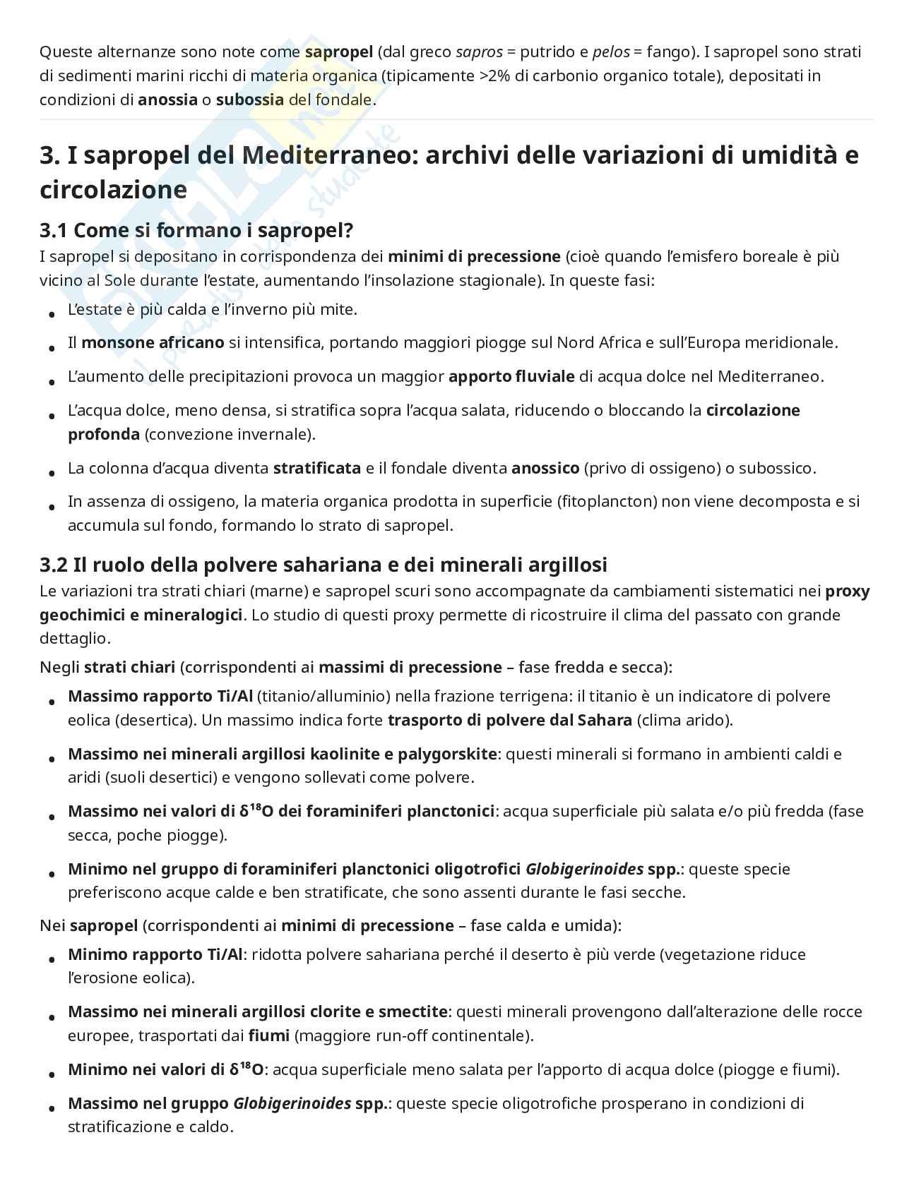 Appunti primo esonero di Paleontologia  Pag. 21