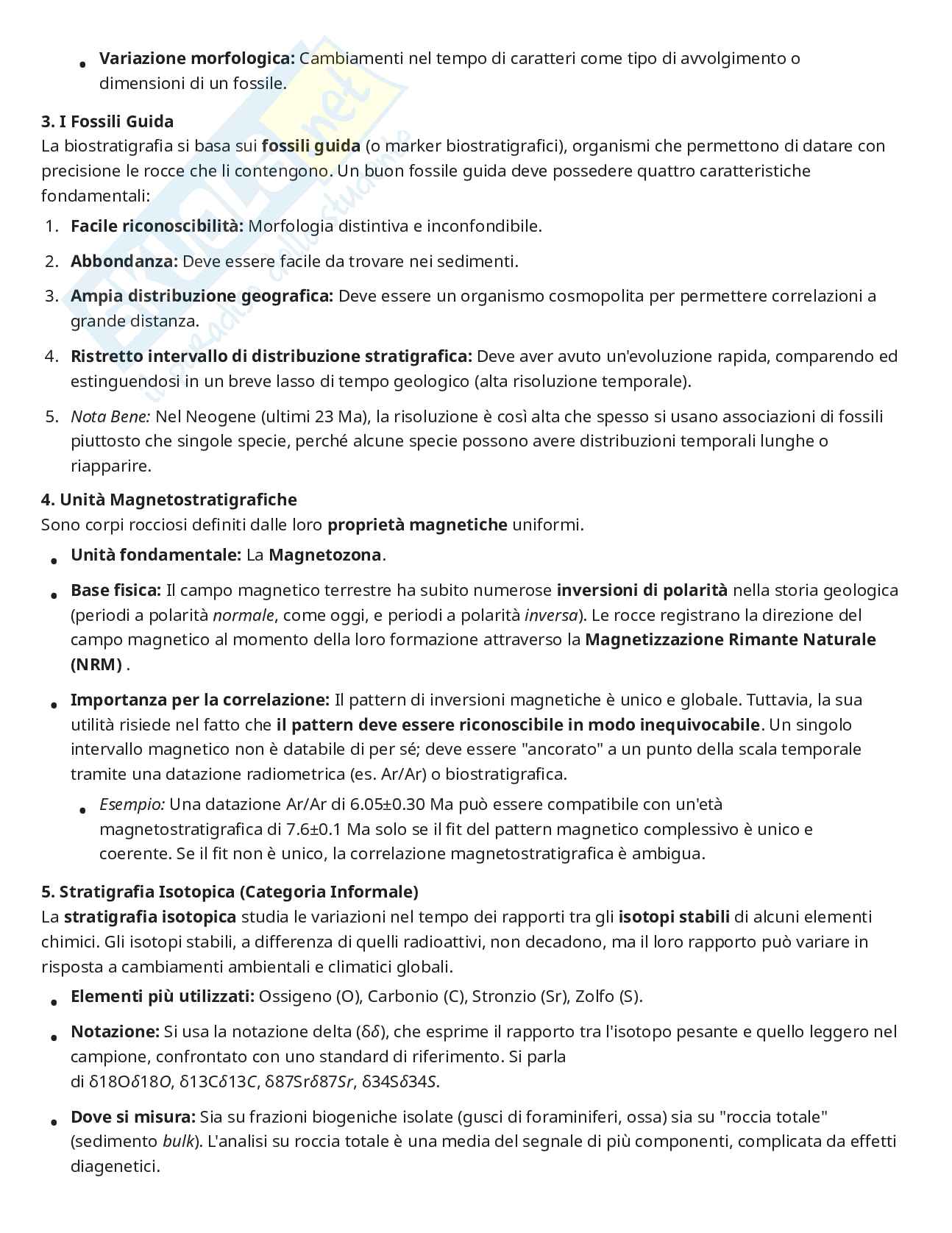 Appunti primo esonero di Paleontologia  Pag. 31