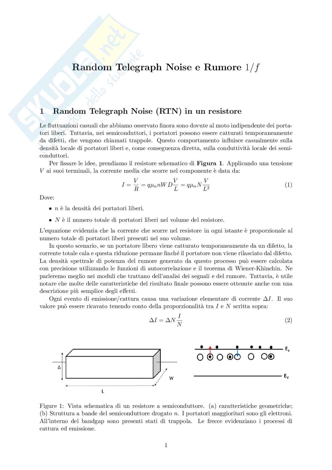 Rumore randomico, Elettronica Pag. 1