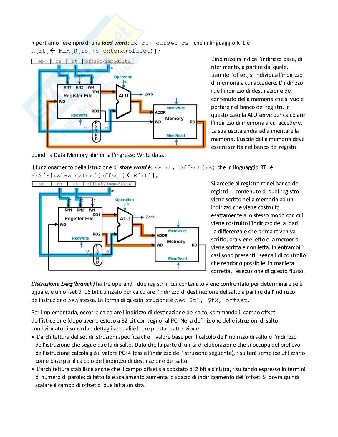 Appunti del corso di Calcolatori elettronici Pag. 31