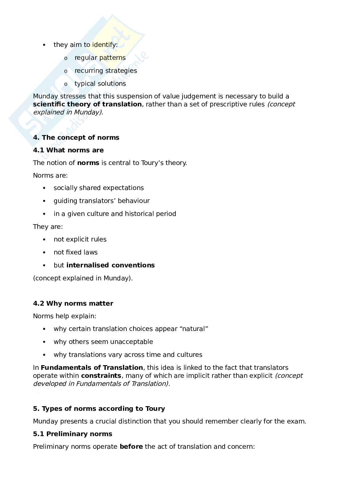 Riassunto esame Lingua e traduzione inglese, Prof. Zanotti Serenella, libro consigliato Fundamentals of translation , Colina Pag. 16
