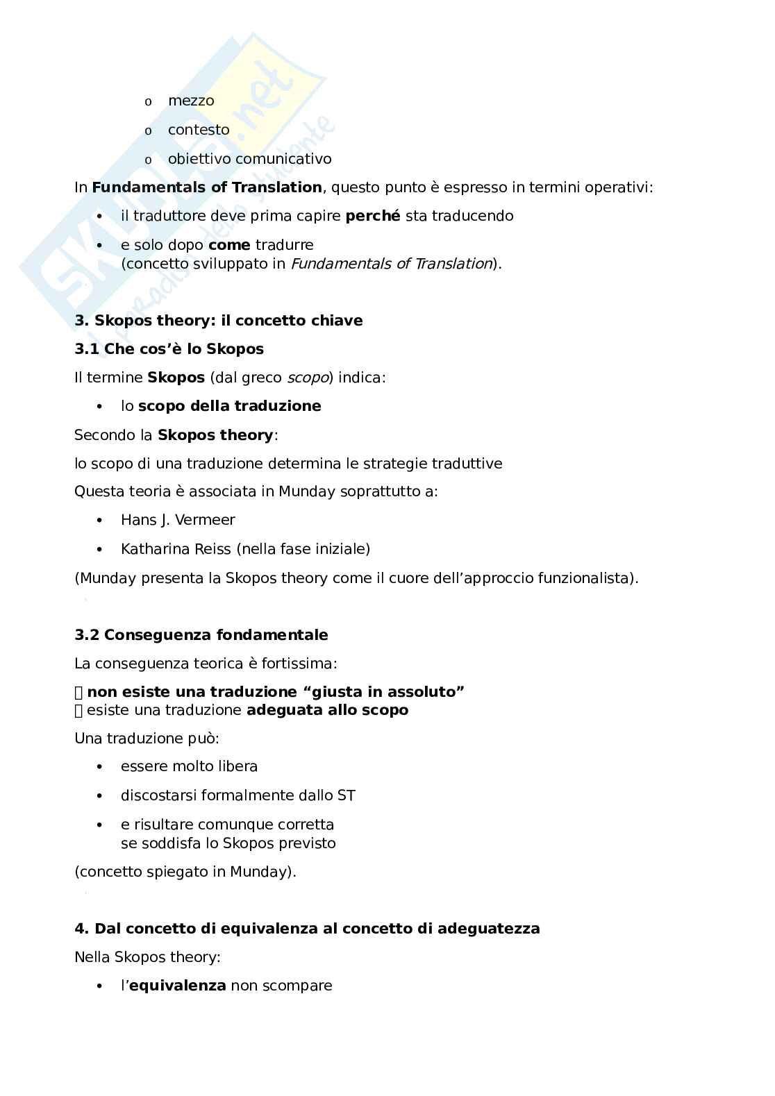 Riassunto esame Lingua e traduzione inglese, Prof. Zanotti Serenella, libro consigliato Fundamentals of translation , Colina Pag. 36