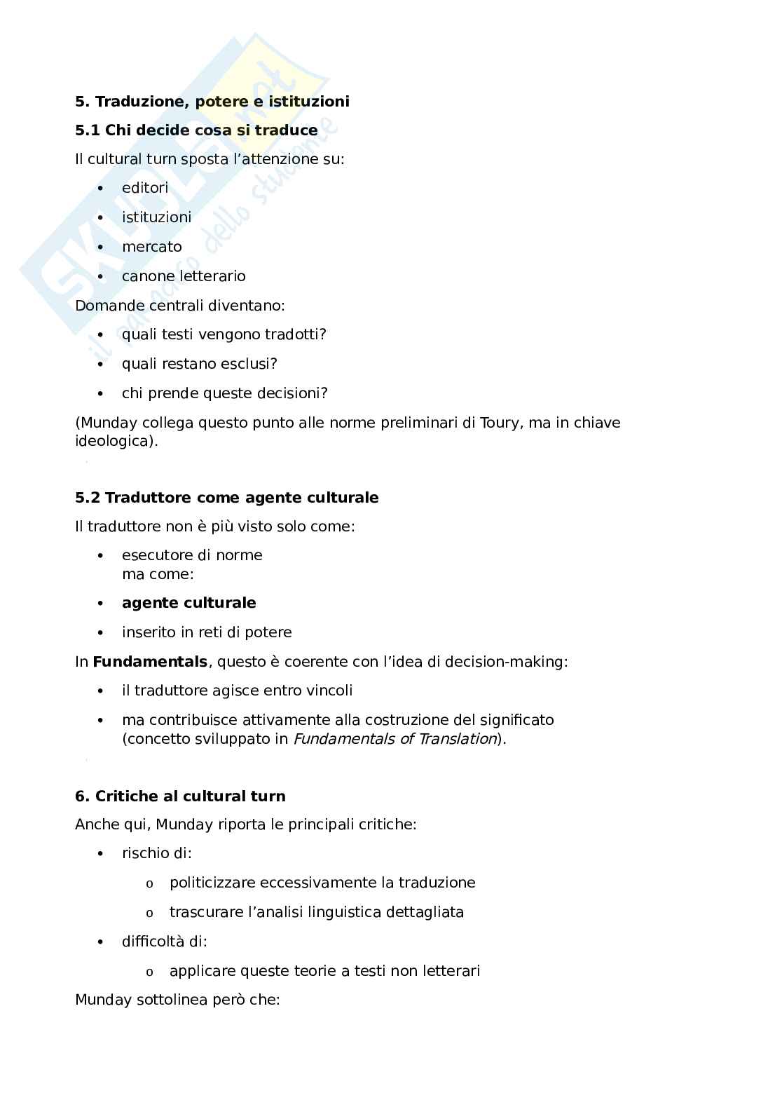 Riassunto esame Lingua e traduzione inglese, Prof. Zanotti Serenella, libro consigliato Fundamentals of translation , Colina Pag. 46