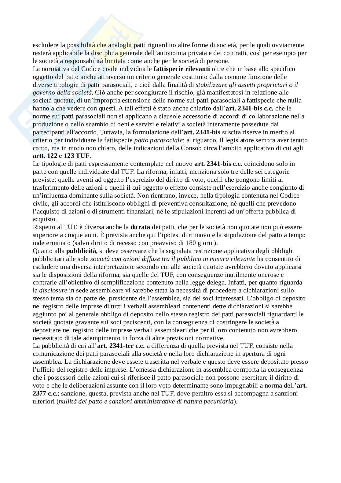 Appunti Diritto societario Pag. 11