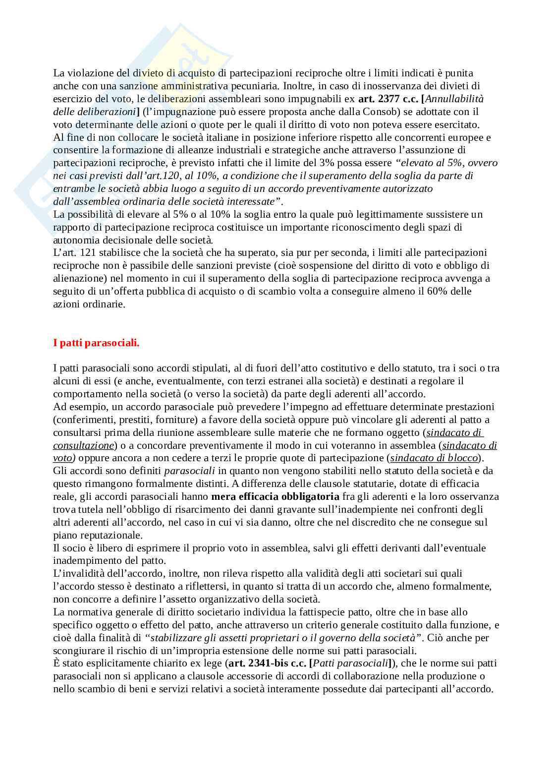 Appunti Diritto societario Pag. 6