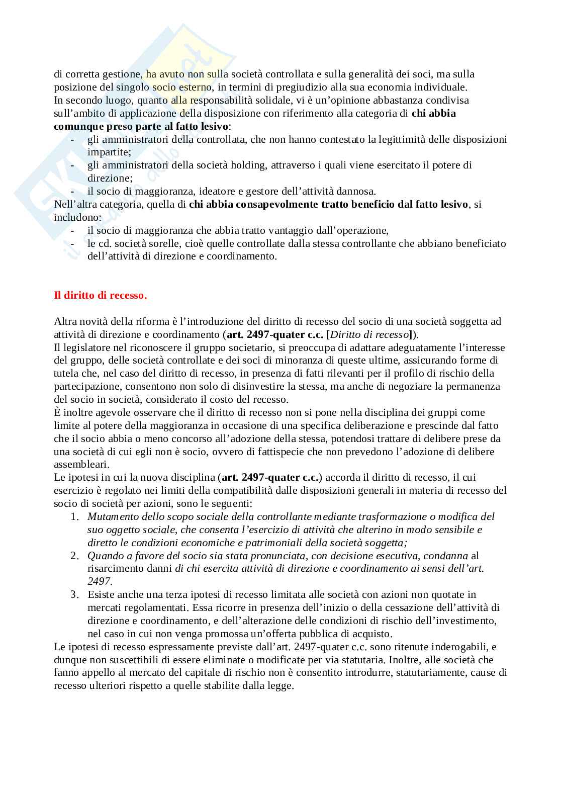 Appunti Diritto societario Pag. 61