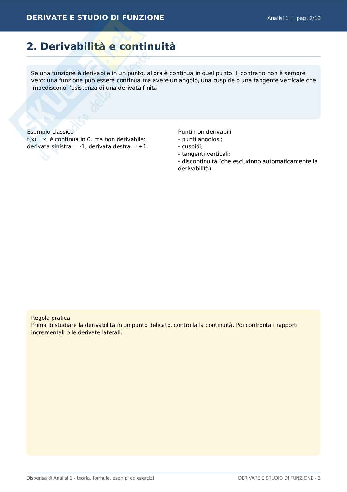 Analisi 1 Pag. 2