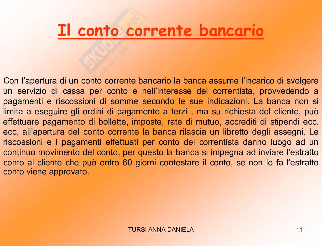 la banca Pag. 11