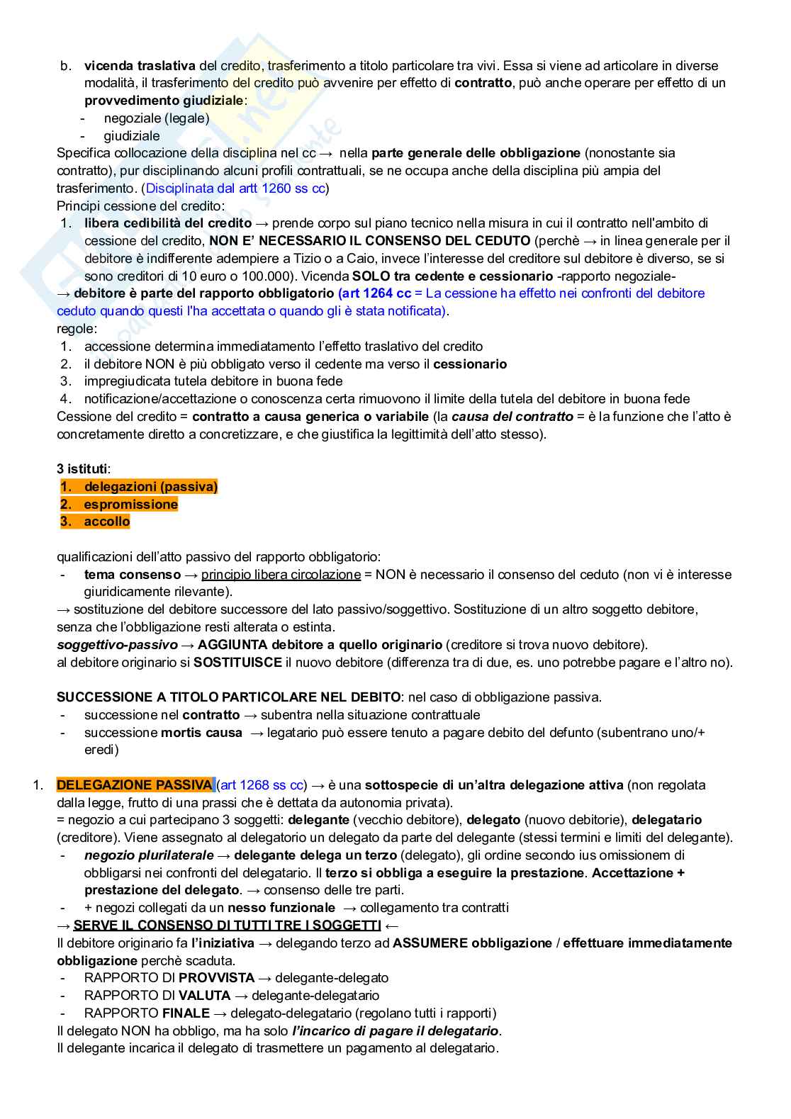 Appunti lezioni Istituzioni di diritto privato I Pag. 21