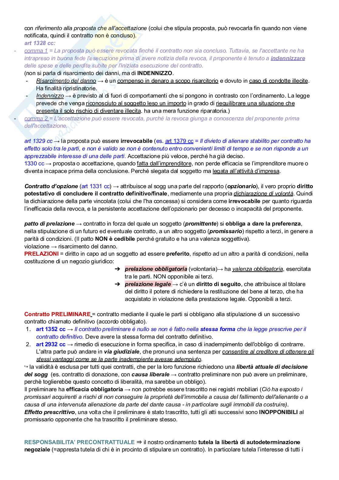 Appunti lezioni Istituzioni di diritto privato I Pag. 26