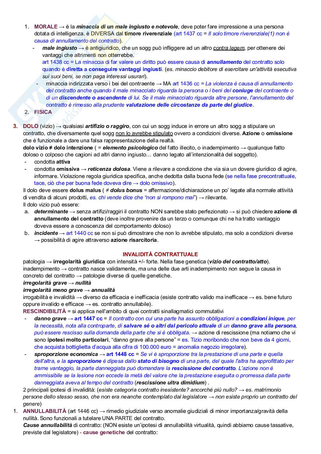 Appunti lezioni Istituzioni di diritto privato I Pag. 36