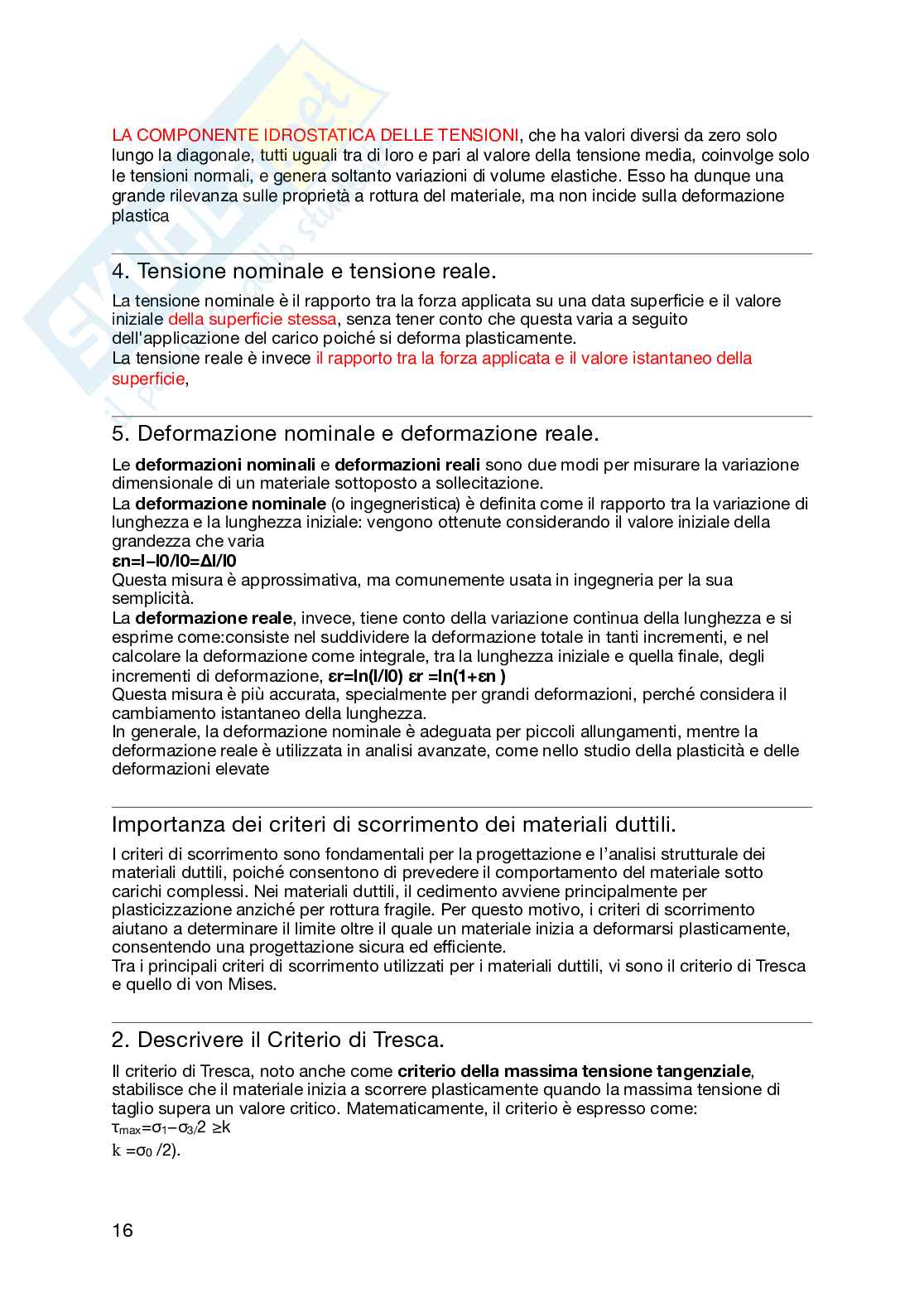 Domande aperte Tecnologie e sistemi produttivi Pag. 16