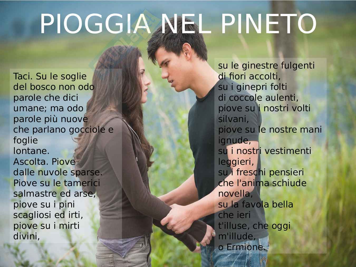 Confronto D'Annunzio e Montale, tesina Pag. 6