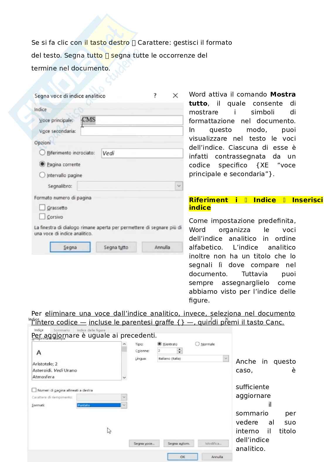 Domande e risposte Eipass Progressive - Modulo 1: Formattazione del testo e tabelle. Aggiornato e completo  Pag. 26