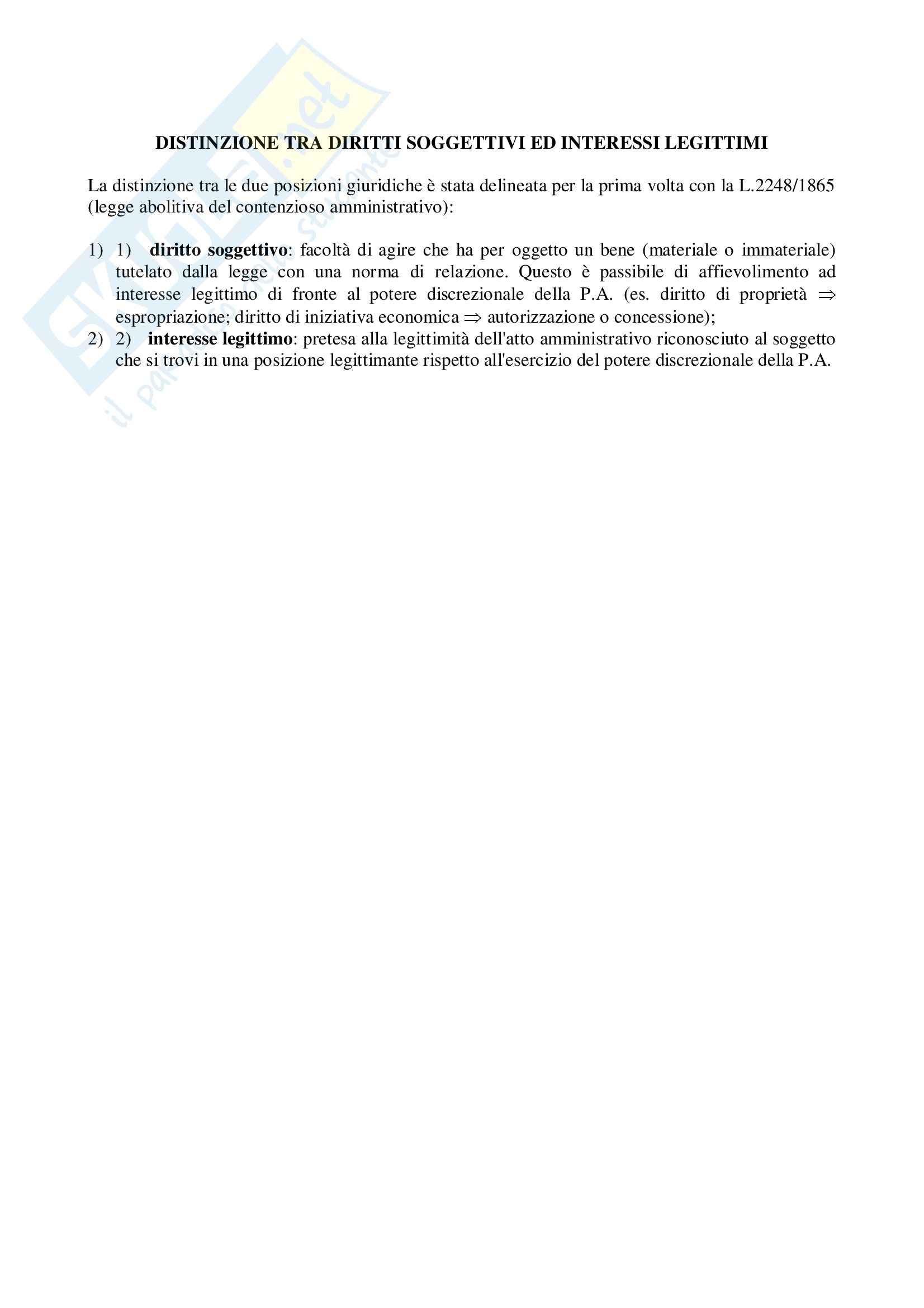 Diritto amministrativo - concetti vari di Autorità giudiziaria, principi costituzionali sulla tutela giurisdizionale, ricorso giurisdizionale, giudizio di ottemperanza, con confronti e articoli della legge. Pag. 2