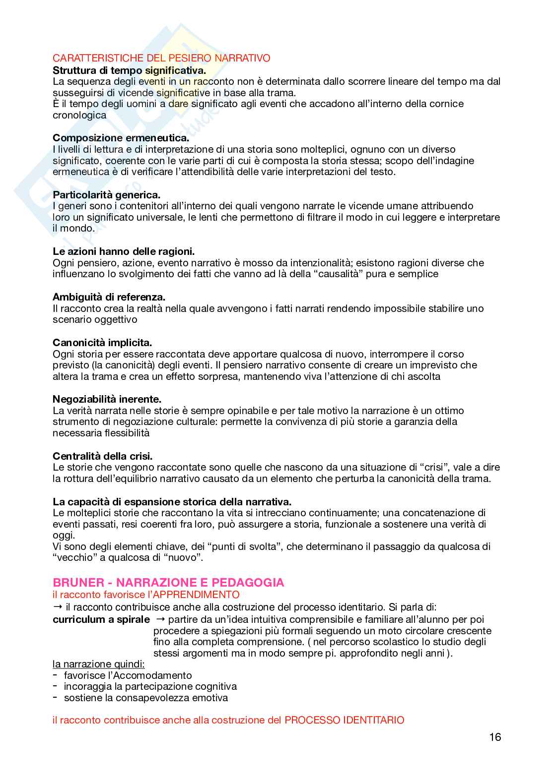 Appunti per l'esame di Pedagogia della comunicazione  Pag. 16