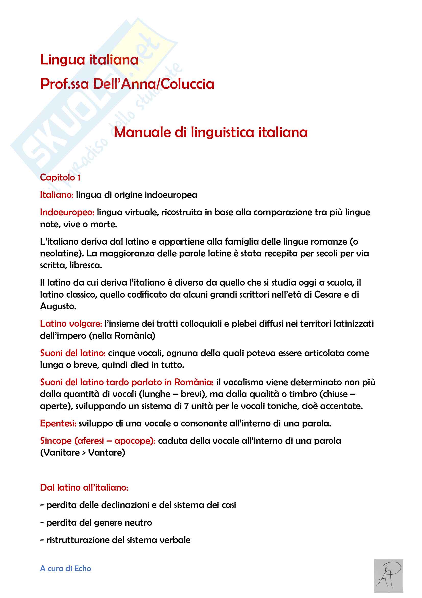 Linguistica Italiana Unisalento