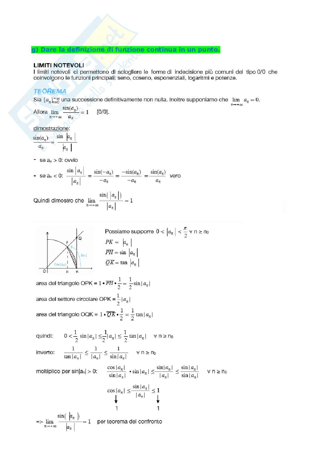 Analisi matematica I Pag. 2