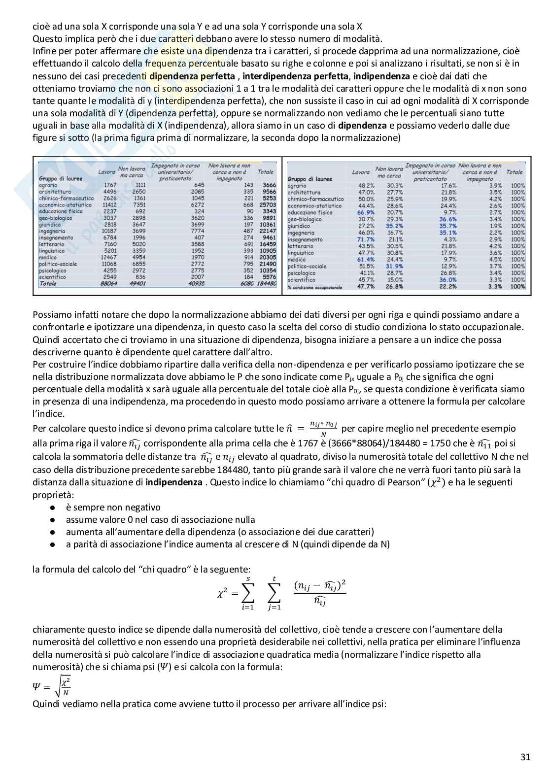 Statistica Pag. 31