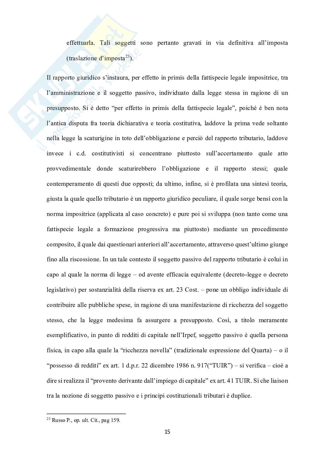 Tributi minori: l'imposta Pag. 16