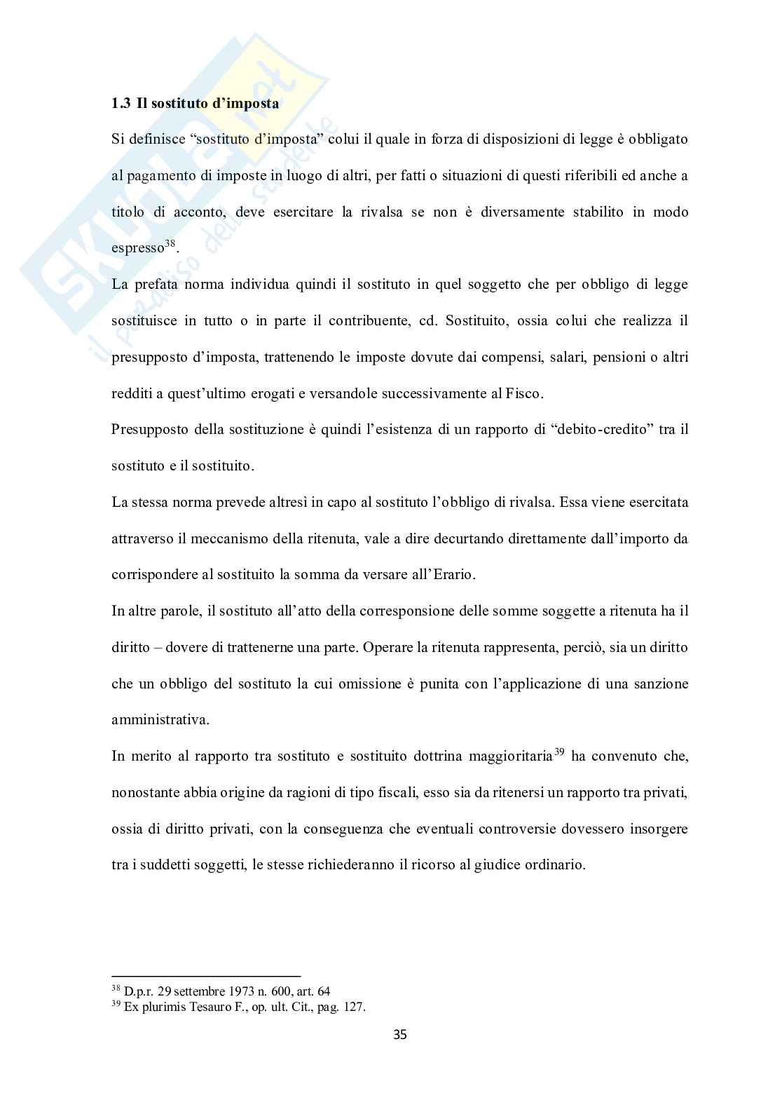 Tributi minori: l'imposta Pag. 36