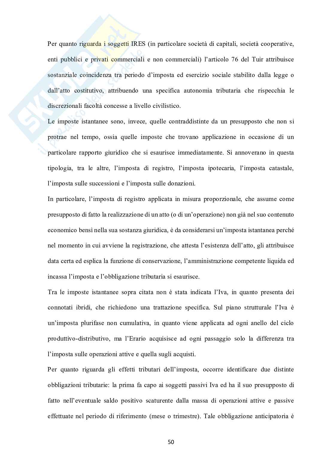 Tributi minori: l'imposta Pag. 51