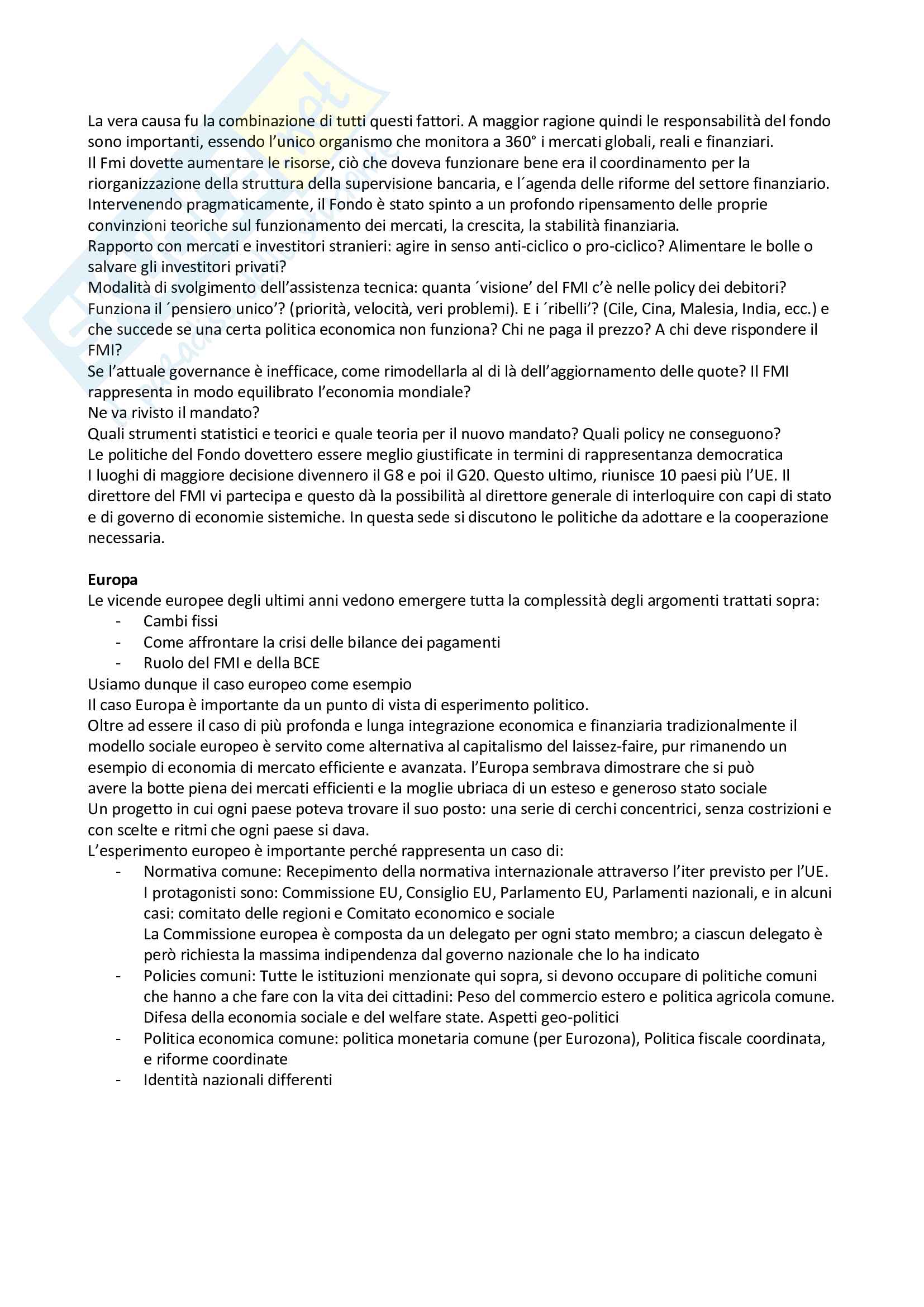 Appunti Diritto ed Economia delle Organizzazioni Internazionali - Professor Panebianco Pag. 41