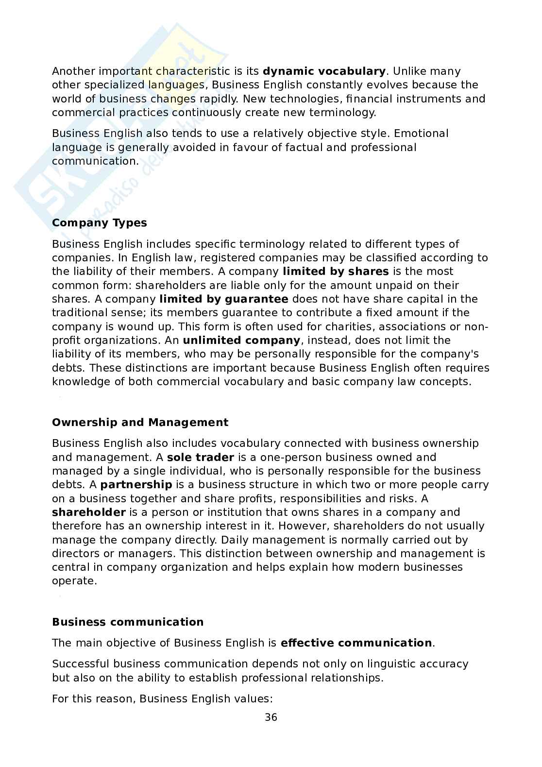 Appunti per preparazione orale Lingua inglese Pag. 36