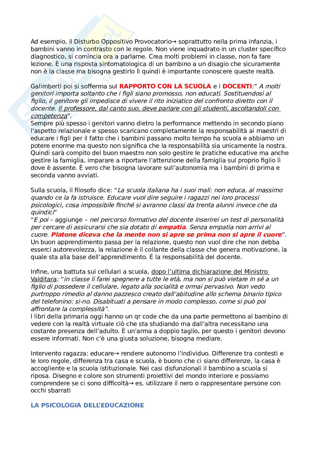 Appunti Scienze dell'educazione Pag. 2