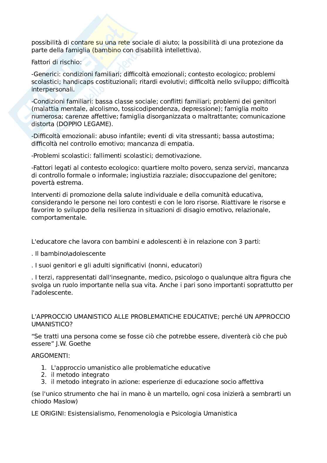 Appunti Scienze dell'educazione Pag. 36