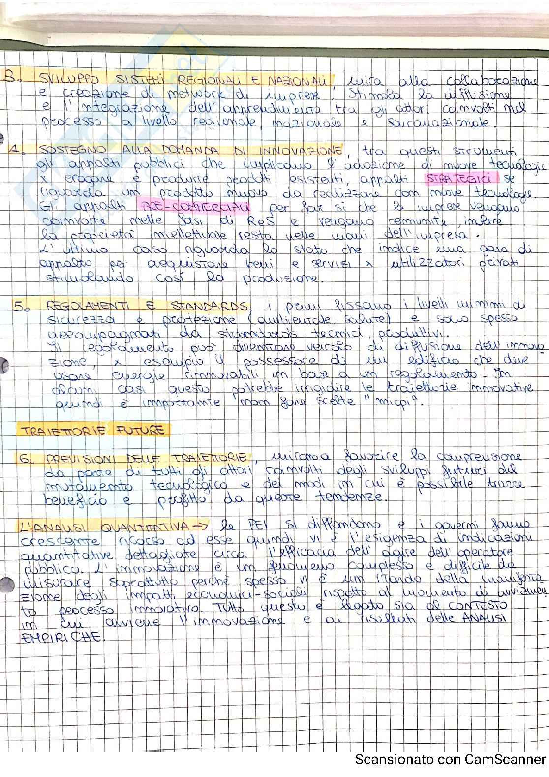 Eserciziario Politiche economiche dell'innovazione Pag. 31