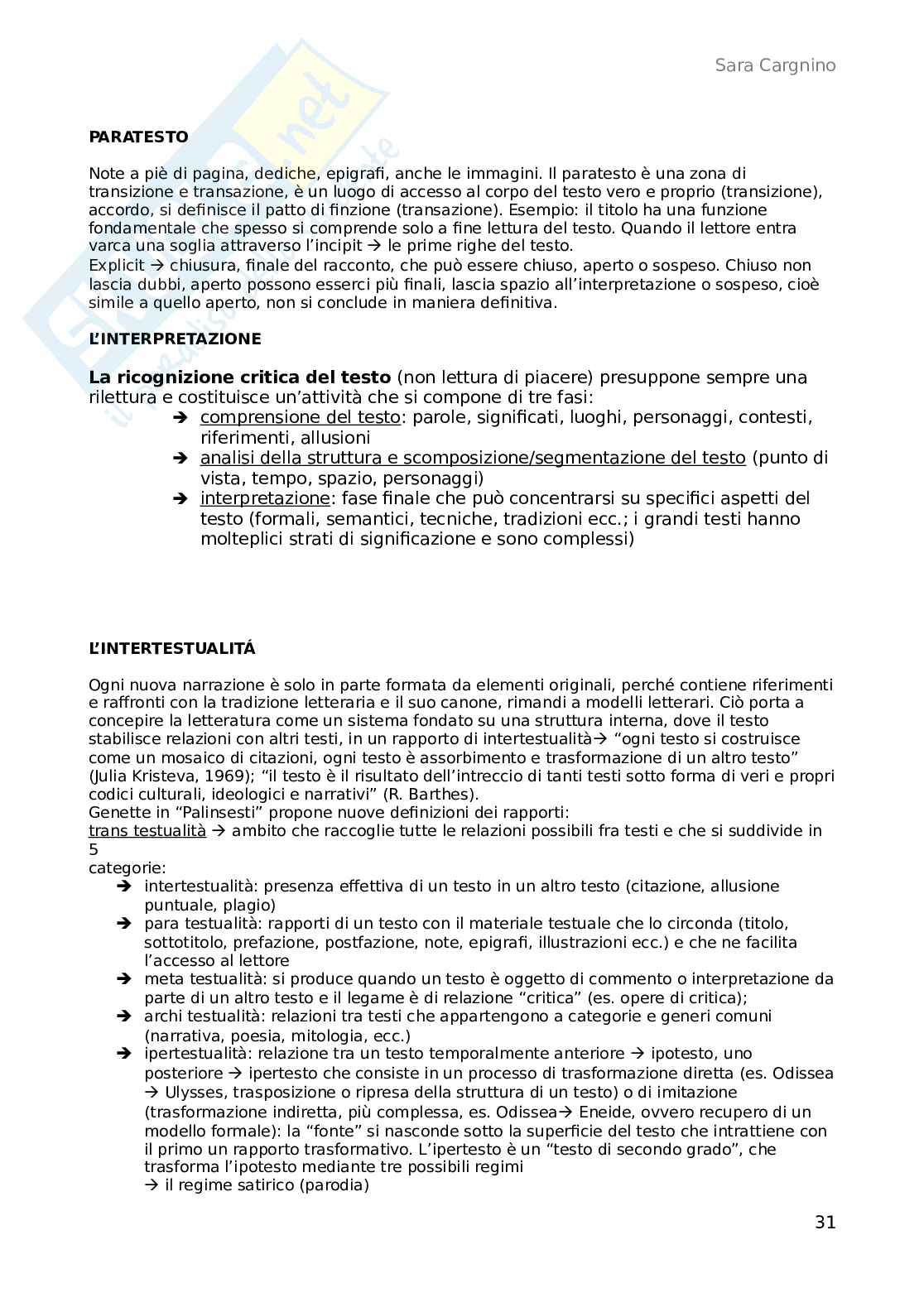 Letteratura spagnola I Pag. 31
