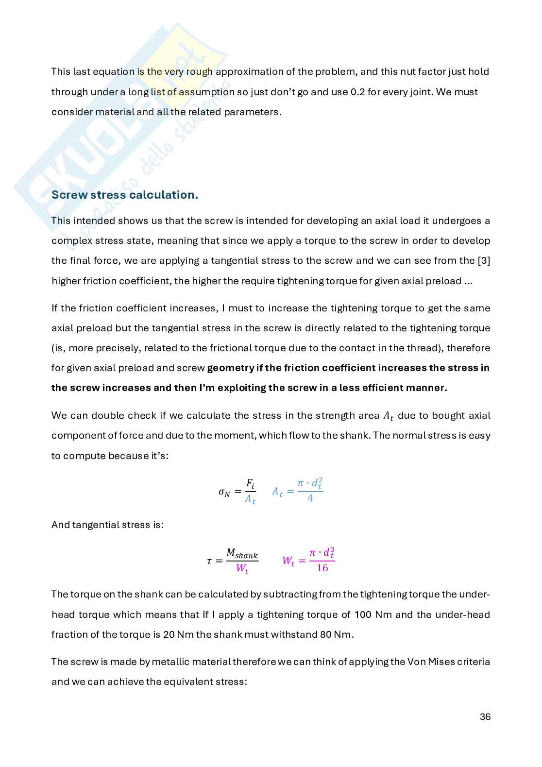 Appunti completi Chassis and body design  Pag. 36