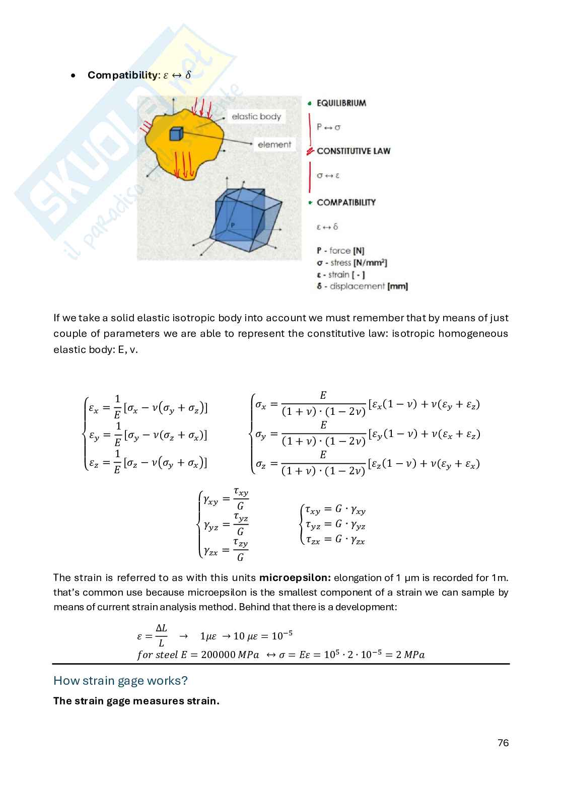 Appunti completi Chassis and body design  Pag. 76