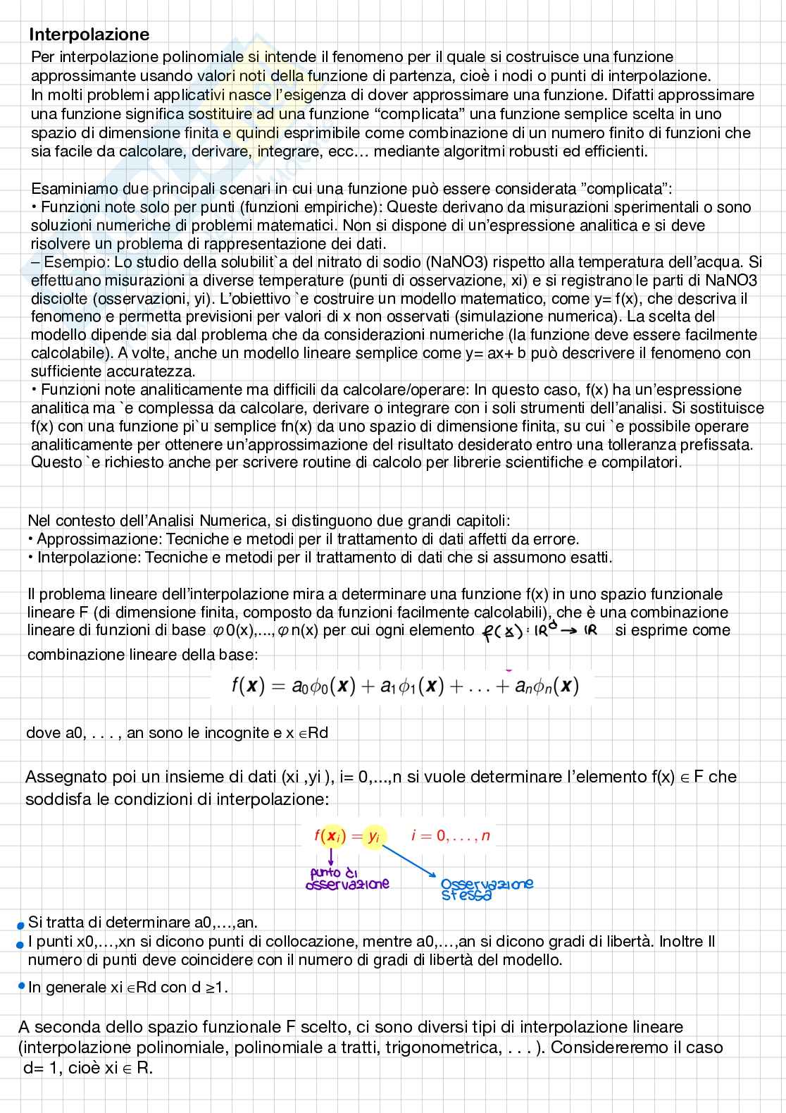 Interpolazione  Pag. 1